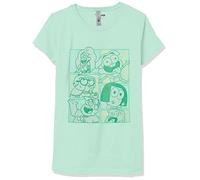 Disney Little Big City Greens Family Box Up Girls Short Sleeve Tee Shirt, Mint, M