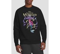 Disney Little Mermaid Ariel & Ursula Anime Sweatshirt, Black | Size: Large Disney Black L