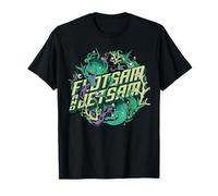 Disney Little Mermaid Flotsam & Jetsam Seaweed Portrait Logo T-Shirt