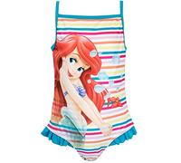 Disney Little Mermaid Girls Ariel Swimsuit , Multicoloured, 7-8 Years