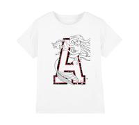 Disney Little Mermaid Initial Kids T Shirt, White, 3-4