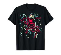 Disney Little Mermaid Neon Sebastian Graphic Tee T-Shirt