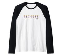 Disney Lizzie McGuire Animated Lizzie Multi-Pose Raglan Baseball Tee