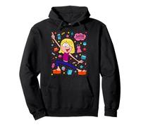 Disney Lizzie McGuire Cartoon Lizzie Daily Life Icon Collage Pullover Hoodie
