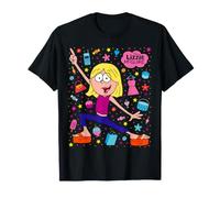 Disney Lizzie McGuire Cartoon Lizzie Daily Life Icon Collage T-Shirt