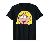 Disney Lizzie McGuire Cartoon Lizzie Iconic Big Face Logo T-Shirt