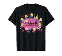 Disney Lizzie McGuire Cartoon Lizzie Multi-Poses and Logo T-Shirt