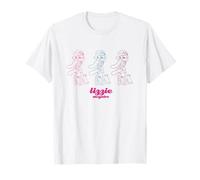 Disney Lizzie McGuire Iconic Posh Lizzie Outline Chest Logo T-Shirt