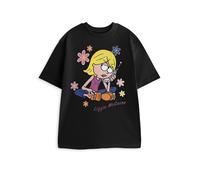 Disney Lizzie McGuire Womens Black Short Sleeved T-Shirt | Crew Neck Graphic Tee | Casual Wear Merch - Large