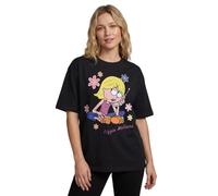 Vanilla Underground Disney Lizzie Mcguire Womens Black Phone Short Sleeved T-Shirt (Small)