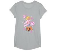 Disney Lizzy McGuire Iconic Posh Diva Retro Big Chest Logo T-Shirt, Girls, Heather Grey, Small