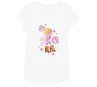 Disney Lizzy McGuire Iconic Posh Diva Retro Big Chest Logo T-Shirt, Girls, White, X-Small