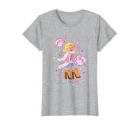 Disney Lizzy McGuire Iconic Posh Diva Retro Big Chest Logo T-Shirt, Women, Heather Grey, Small