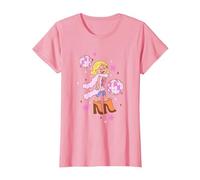 Disney Lizzy McGuire Iconic Posh Diva Retro Big Chest Logo T-Shirt, Women, Pink, Small