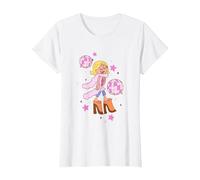 Disney Lizzy McGuire Iconic Posh Diva Retro Big Chest Logo T-Shirt, Women, White, Medium