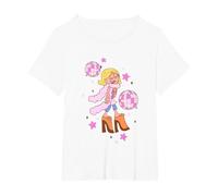 Disney Lizzy McGuire Iconic Posh Diva Retro Big Chest Logo T-Shirt, Women's Plus, White, 1X