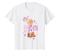 Disney Lizzy McGuire Iconic Posh Diva Retro Big Chest Logo T-Shirt, Youth, White, X-Small