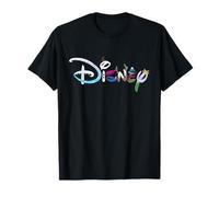 Disney Logo Elsa Anna Olaf Kristoff Sven Frozen Characters T-Shirt
