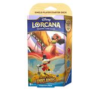 Disney Lorcana Trading Card Game Into the Inklands Ruby and Sapphire Starter Deck