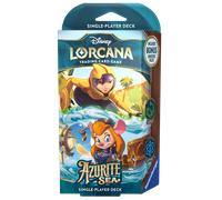 Disney Lorcana: Azurite Sea Starter Deck - Emerald & Sapphire (Go Go Tomago & Gadget Hackwrench)