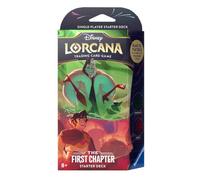 Ravensburger Disney Lorcana TCG Trading Cards Game for Adults and Kids Age 8 Years Up - Starter Set Emerald & Ruby - Deck Building