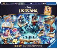 Ravensburger Disney Lorcana Glimmers of the Realm: Sapphire 1000 piece Jigsaw Puzzle for Adults and Kids Age 12 Years Up