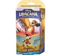 Disney Lorcana Trading Card Game Into the Inklands Ruby and Sapphire Starter Deck