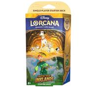Disney Lorcana Trading Card Game Into the Inklands Amber and Emerald Starter Deck
