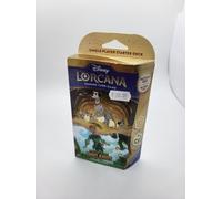 Disney Lorcana Trading Card Game Into the Inklands Amber and Emerald Starter Deck