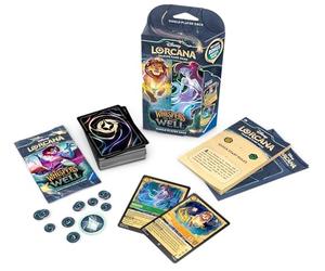 Disney Lorcana TCG Set 10 Whispers in the Well - Amber Emerald Starter Deck | Disney Lorcana Starter Deck, Trading Card Game for Adults & Kids 8+, Collectable TCG, Strategy Game, Ready-to-Play Deck