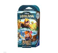 Disney Lorcana TCG Set 6: Azurite Sea - Emerald & Sapphire Starter Deck | Disney Lorcana Starter Deck, Trading Card Game for Adults & Kids 8+, Collectable TCG, Strategy Game, Ready-to-Play Deck