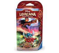 Disney Lorcana TCG Set 8: Reign of Jafar - Ruby & Steel Starter Deck | Disney Lorcana Starter Deck, Trading Card Game for Adults & Kids 8+, Collectable TCG, Strategy Game, Ready-to-Play Deck