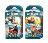 Disney Lorcana Trading Card Game: Azurblaues Meer - Display with 8 Einzelspieler Decks (Englisch)