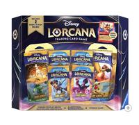 Disney Lorcana Trading Card Game - Includes 2 Ready-to-Play Decks with 1 Booster Pack each, plus 4 Additional Booster Packs and 1 Promo Card