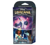 Disney Lorcana Trading Card Game: Rise of the Flood Shapes - Starter Deck Amethyst and Steel