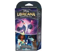 Disney Lorcana Trading Card Game Rise of the Flooborn Amethyst and Steel Starter Deck