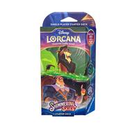 Disney Lorcana Trading Card Game - Starter Deck Set 5 Emerald & Steel Card Game