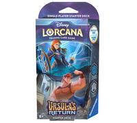 Disney Lorcana: Ursula's Return Starter Deck - Sapphire & Steel (Anna & Hercules)