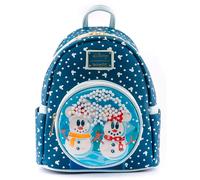 Disney Loungefly Mickey Minnie Snowman Backpack 26 Cm
