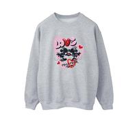 Disney Love Together Mickey & Minnie Mouse Sweatshirt In Grey Grey 5XL