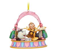 Disney Lumiere and Friends Singing Living Magic Sketchbook Ornament - Beauty and The Beast