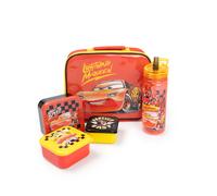Disney Cars Lunch Bag Bottle and 3 Snack Pot (Boys Red)