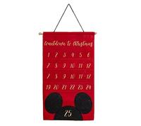 Disney Luxury Scroll Advent Calendar - 25 Fabric Pockets - Mickey Mouse 0448