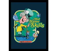 Disney Mad Hatter Skills Framed Poster in Blue Disney Blue