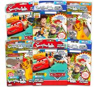 Disney Magic Ink Coloring Book Set - Bundle with 6 Imagine Ink Books for Boys Kids Toddlers Featuring Cars, Toy Story, and Lion Guard with Invisible Ink Pens