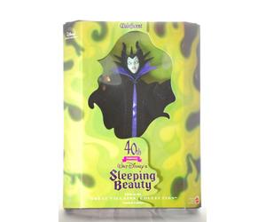 Disney MALEFICENT Barbie DOLL 40th Anniversary SLEEPING BEAUTY - Limited Edition Great Villains 5th in Series (1998)