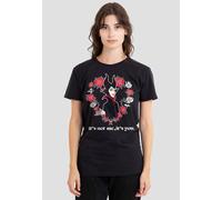 Disney Maleficent Valentine, It's Not Me, It's You T-Shirt, Black Black