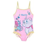 Disney Marie Girls' Aristokat Design One Piece Swimsuit Kids Swimsuit Sizes 3 to 6 Years, pink, 5 Years