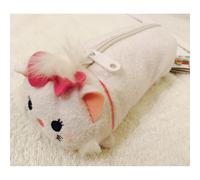 Disney - Marie Tsum Tsum Pencil case plush Soft - 8" long-