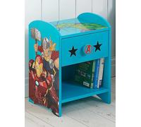Disney Marvel Avengers Bedside Table Blue